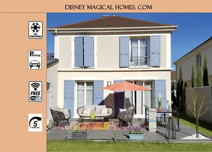 Air-Conditionned Villa, 5 Min To The Park - Disney Magical Homes, Paris